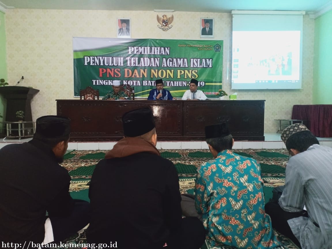Kemenag Batam Gelar Pemilihan Penyuluh Agama Islam PNS dan Non PNS Teladan