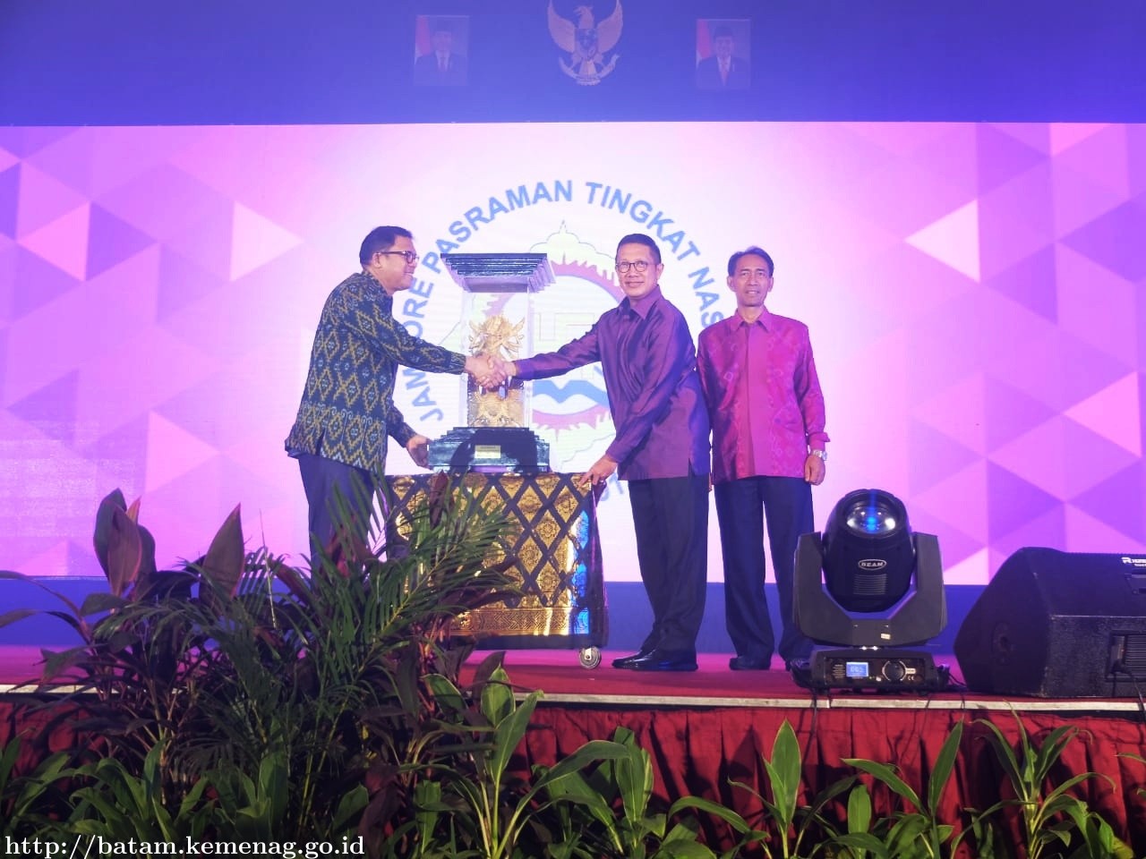 Menteri Agama RI Buka Jambore Pasraman V Tahun 2019