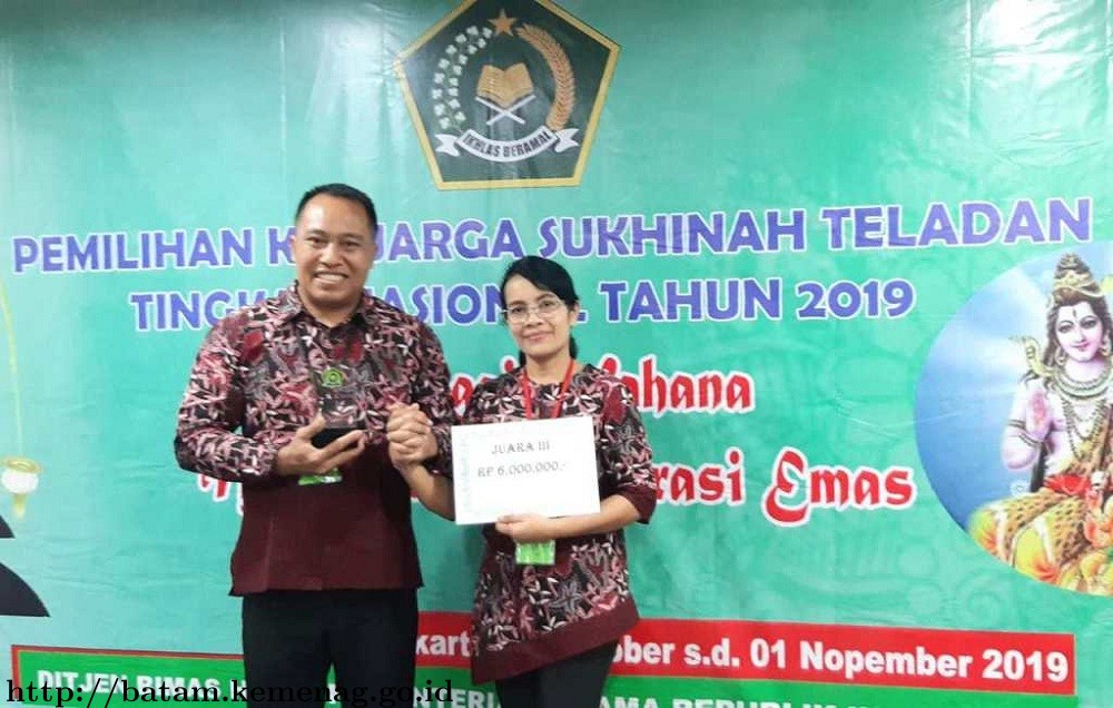 Kepri Raih Juara 3 Keluarga Sukhinah Teladan Tingkat Nasional Tahun 2019