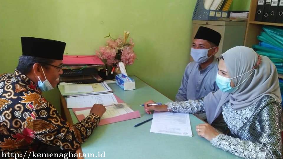 KUA Bulang : Selama Bulan Februari 2021 Hingga Hari Ini Tercatat Ada 3 Pasang Peristiwa Nikah