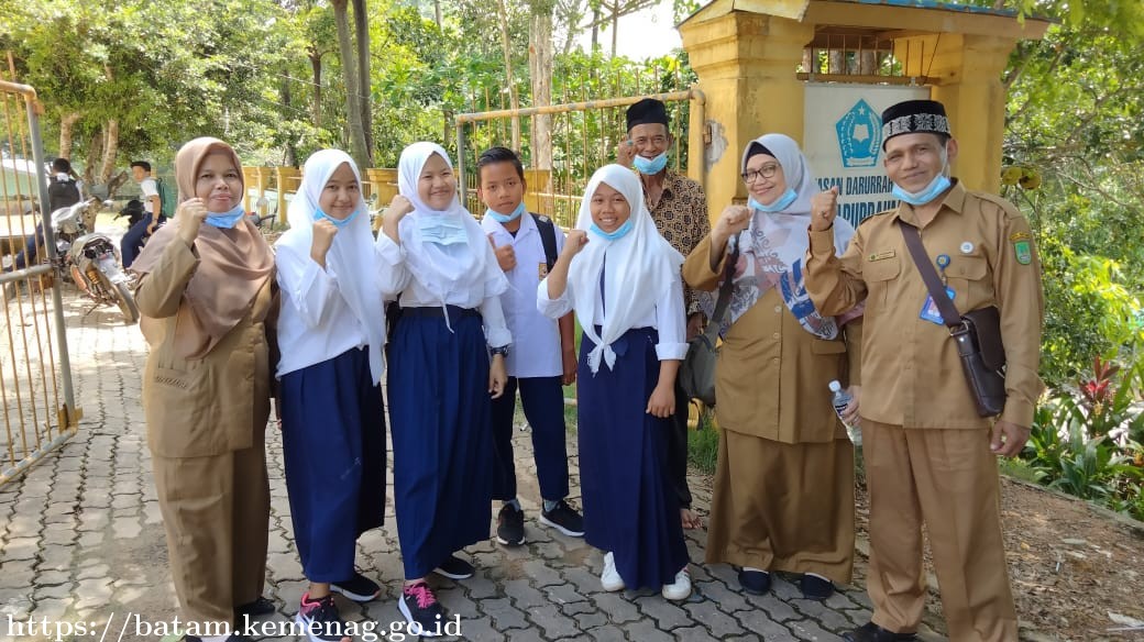 Kemenag Batam Monitoring Pelaksanaan Ujian Madrasah Tsanawiyah TP 2020-2021