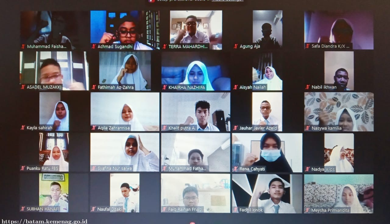 MAN IC Batam Gelar Matsama 2021 Secara Daring