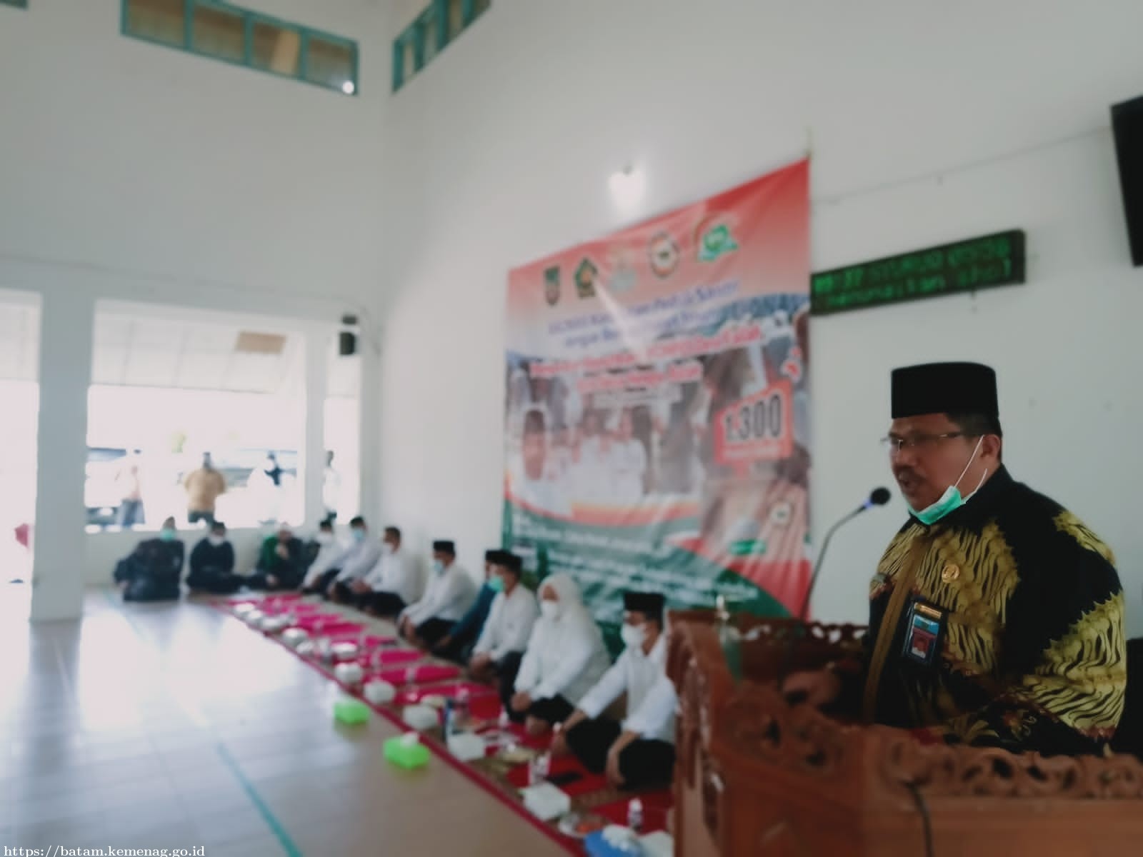 Kemenag Batam Hadiri BAZNAS Peduli Santri