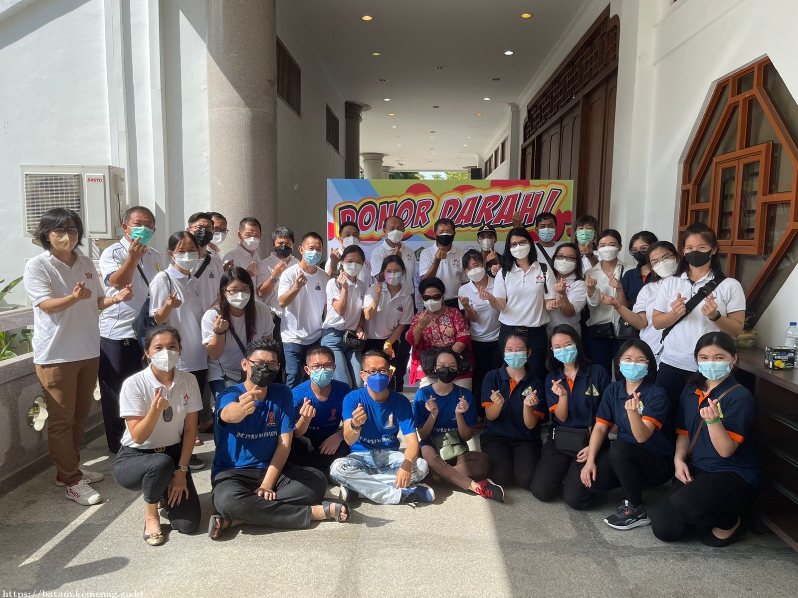 Permabuddhi Kota Batam Gelar Donor Darah Kerjasama Bimas Buddha dan PMI