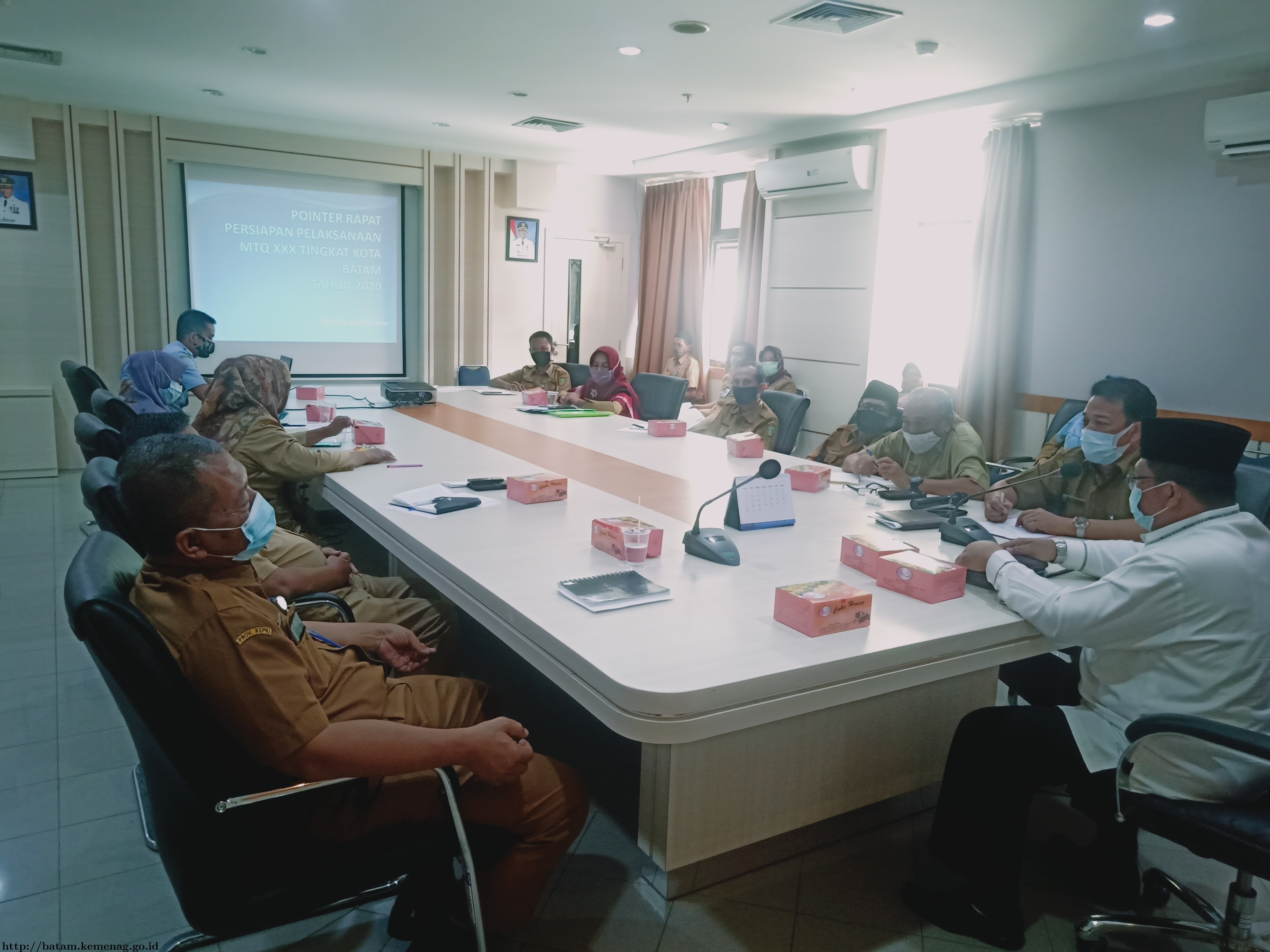 Rapat Persiapan Pelaksanaan MTQ ke XXX Tingkat Kota Batam Tahun 2020