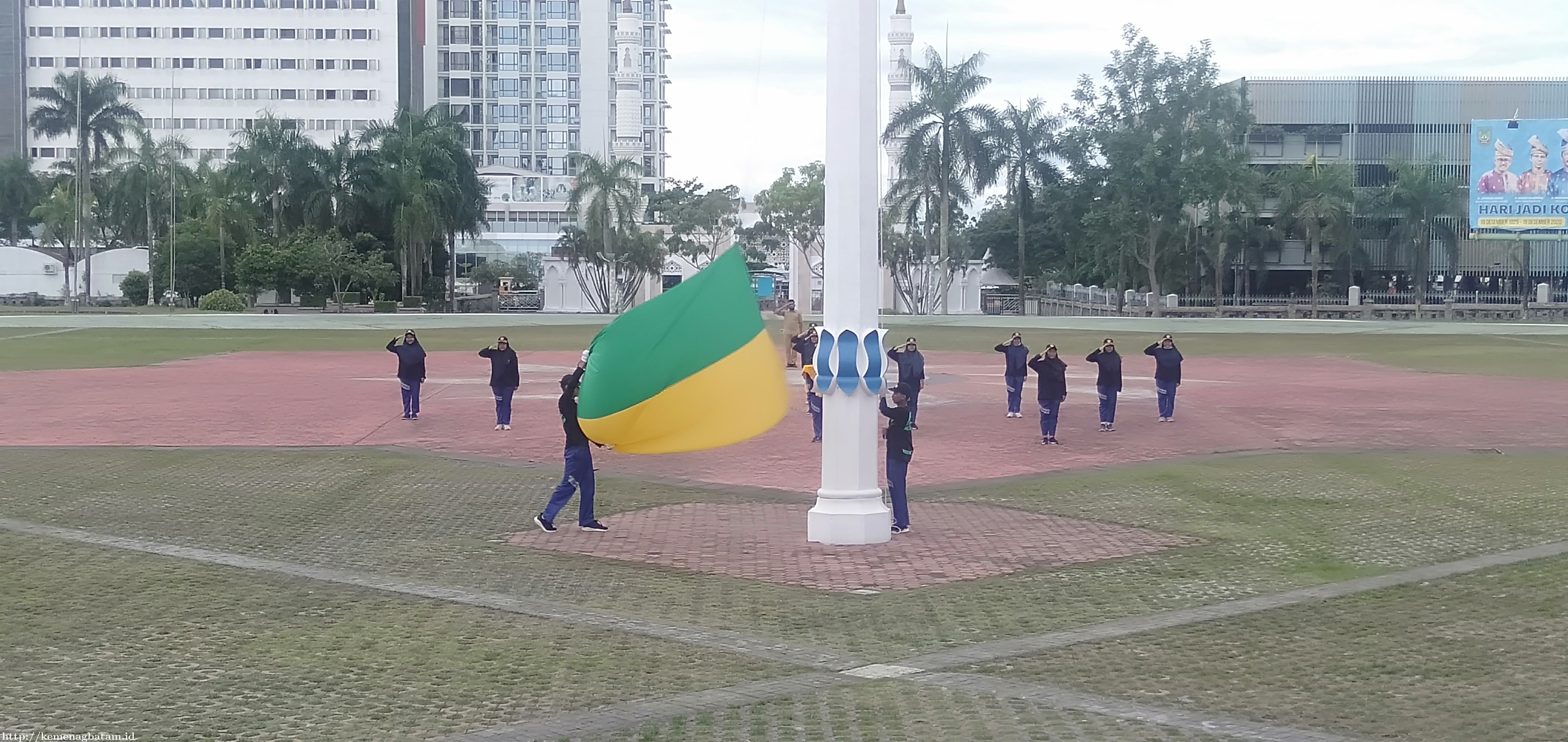Kemenag Batam Gelar Gladi Bersih Sehari Jelang Upacara HAB ke 75