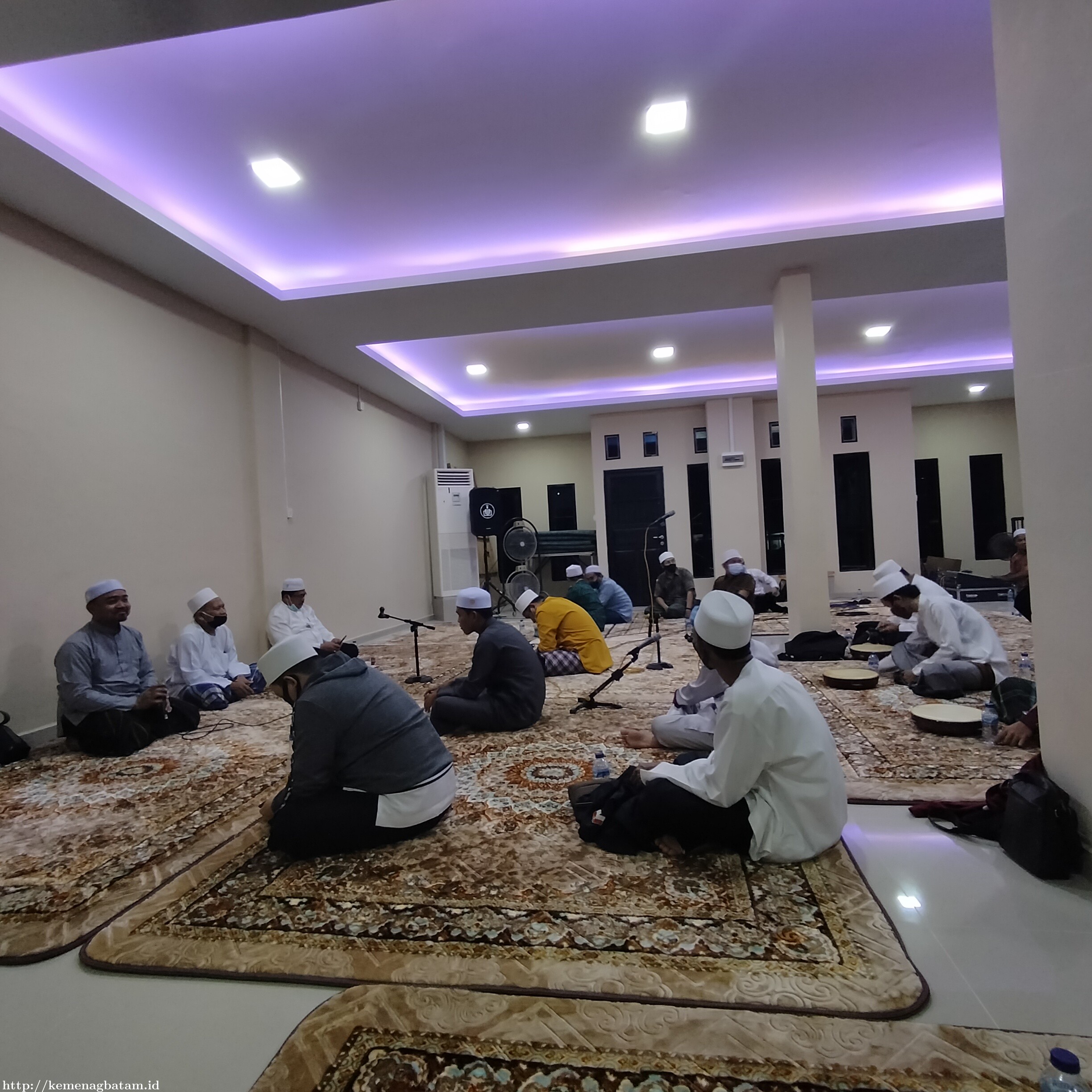 H. Zulkarnain Hadiri Latihan Kompang dan Vokal Tim Manakib dan Maulid