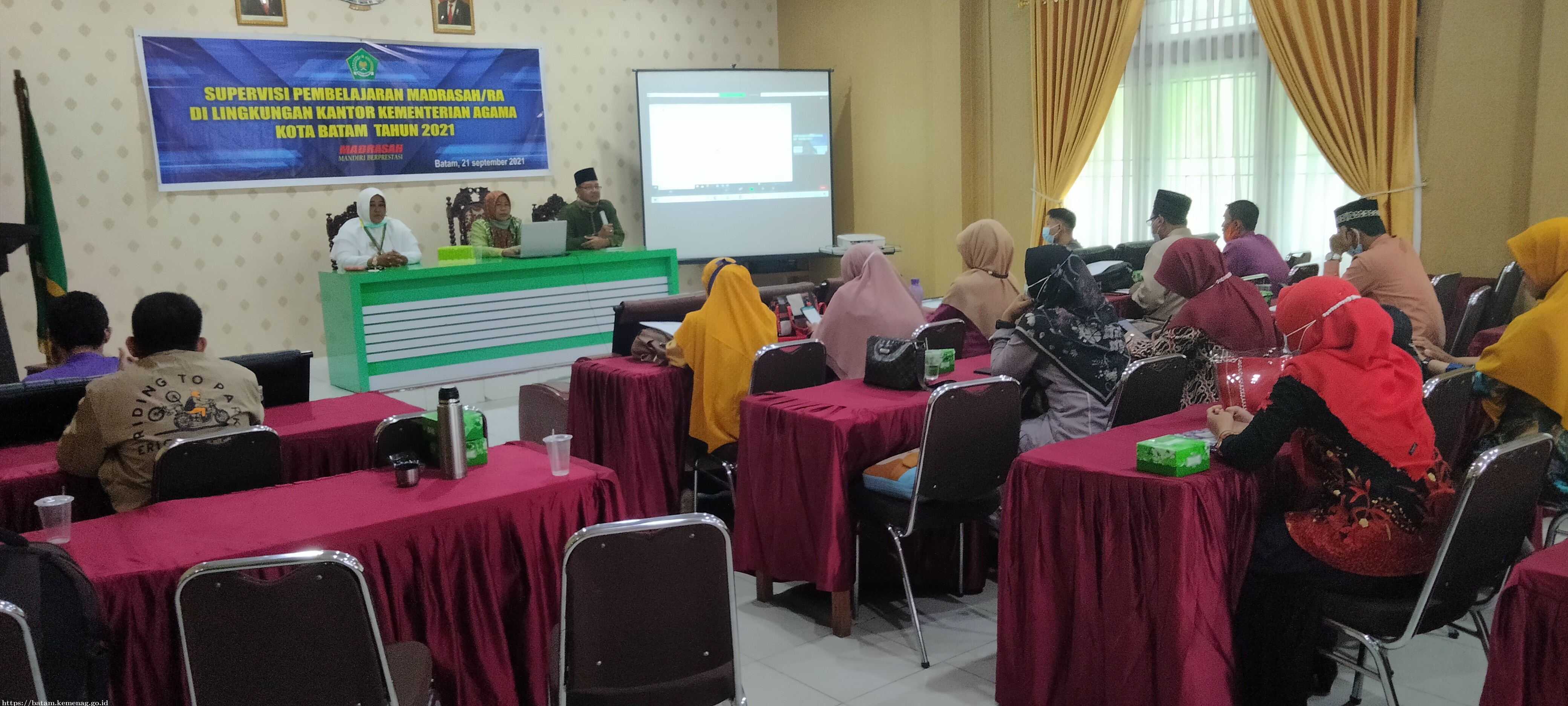 Kemenag Batam Gelar Pelaksanaan Supervisi Pembelajaran Madrasah / RA Tahun 2021
