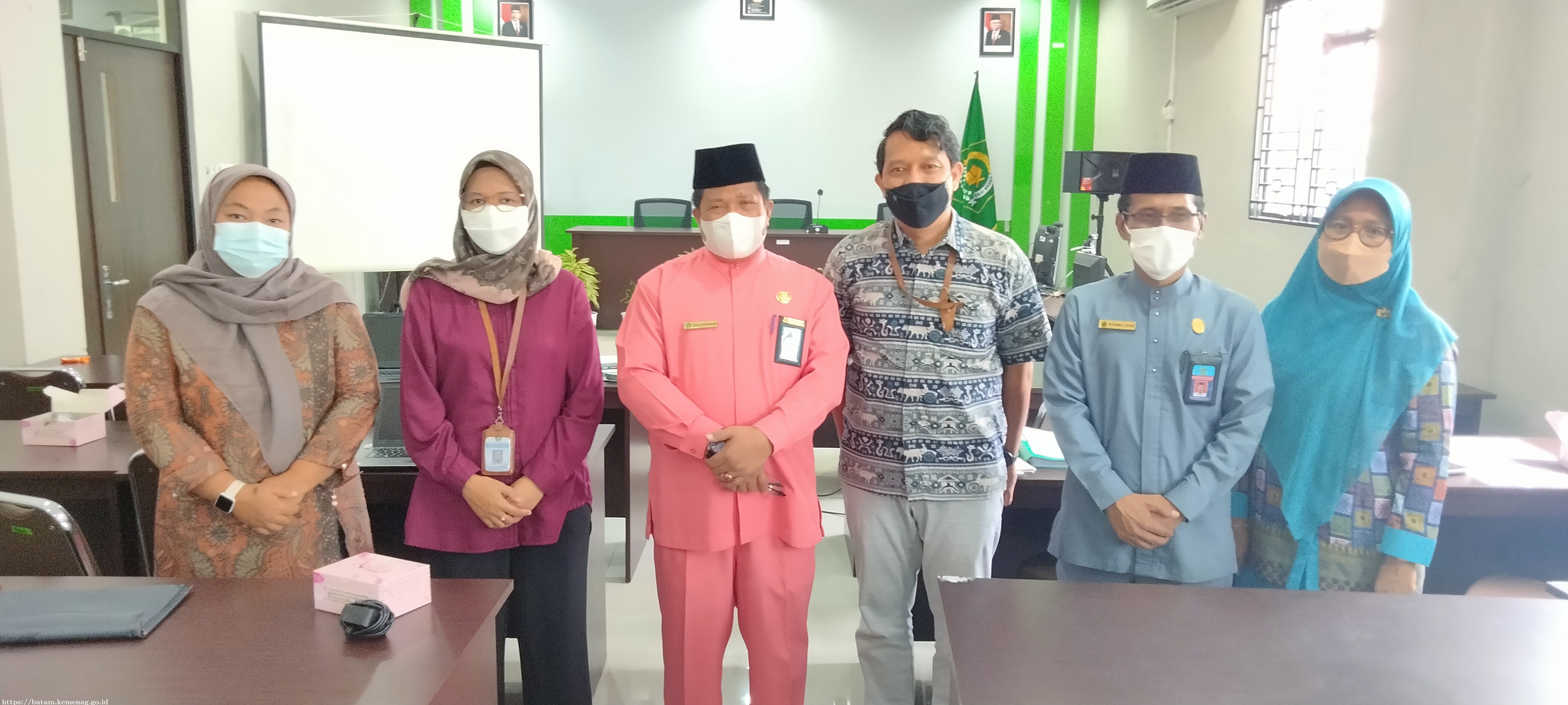 Inspektorat Jenderal Kemenag RI Lakukan Reviu PAPBJ Triwulan III Tahun 2021 di Batam