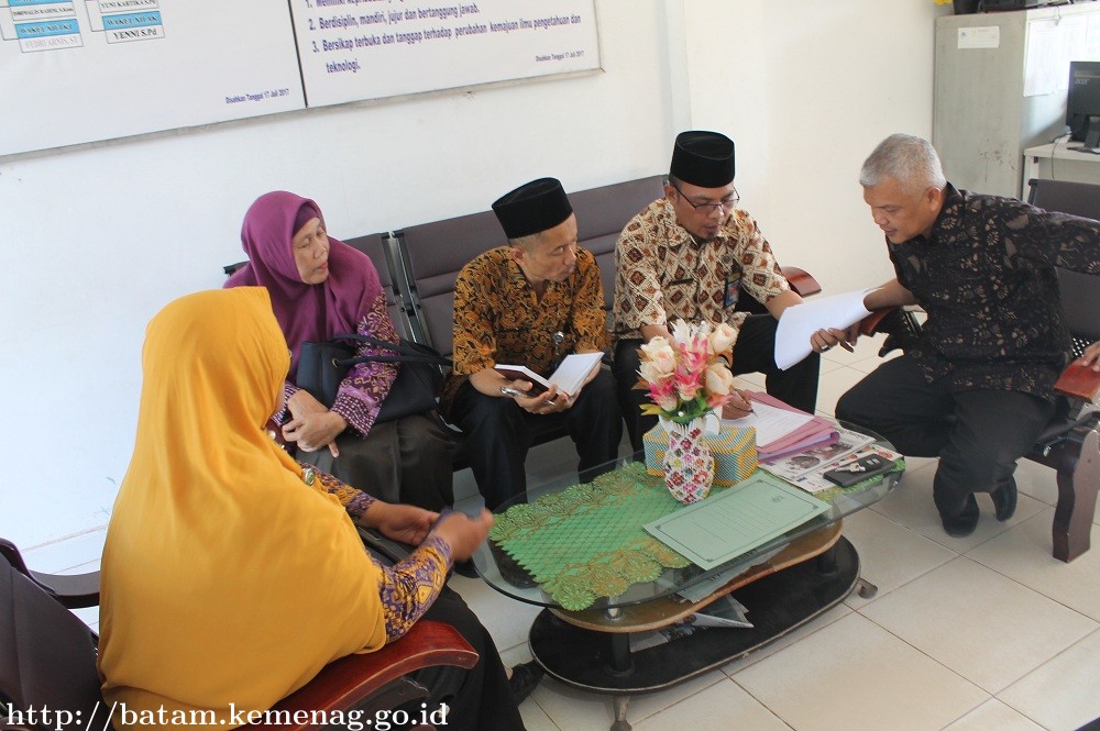 Kemenag Batam Lakukan Visitasi Sebelum Mengajukan Izin Operasional