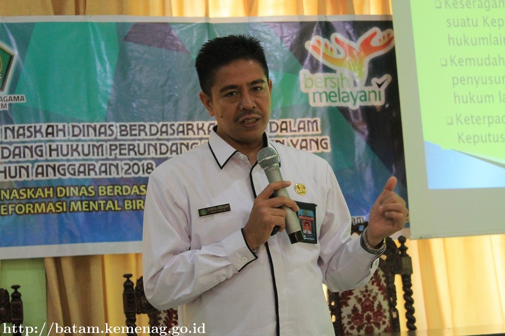 Kemenag Batam Gelar Bimtek Penyusunan SK dan Naskah Kedinasan