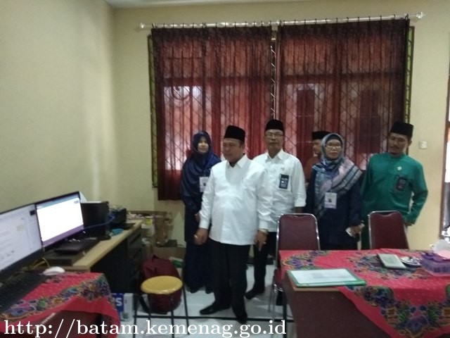 KaKanwil Lakukan Monitoring UNBK di MAN Batam