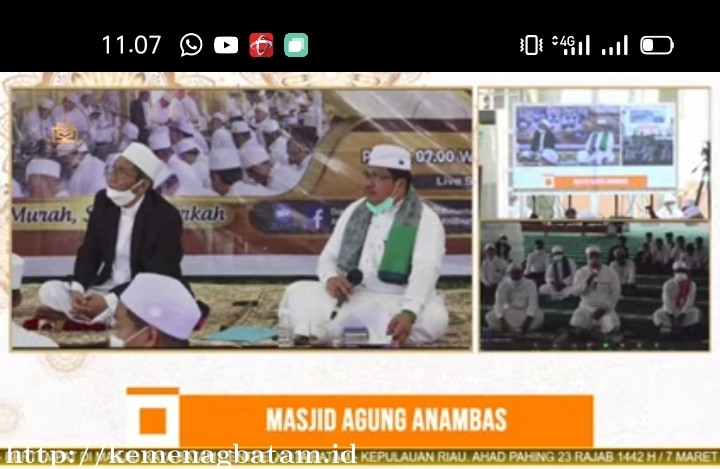 Haul Akbar Batam Ke 11 diguyur Hujan Berkah