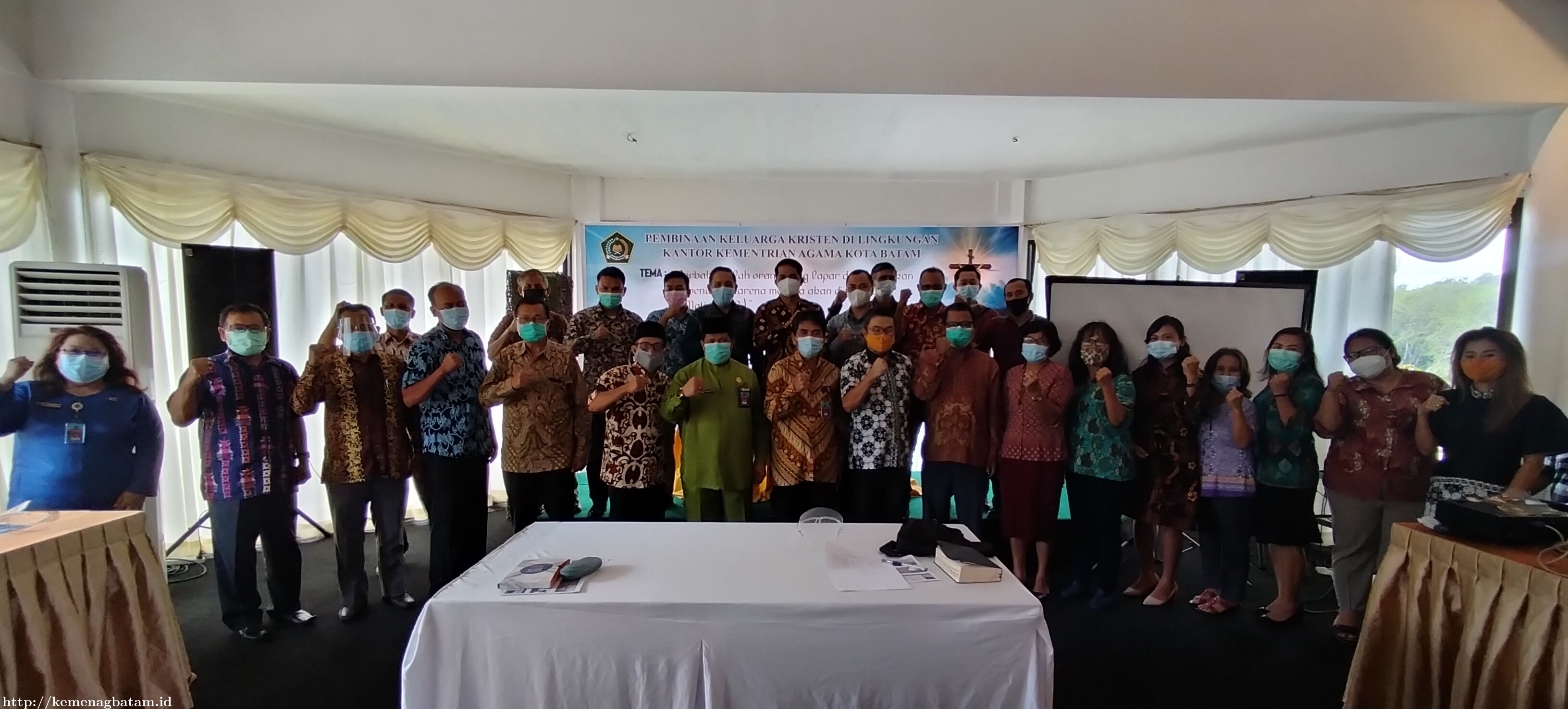 Kemenag Batam Gelar Pembinaan Keluarga Kristen Dimasa Pandemi