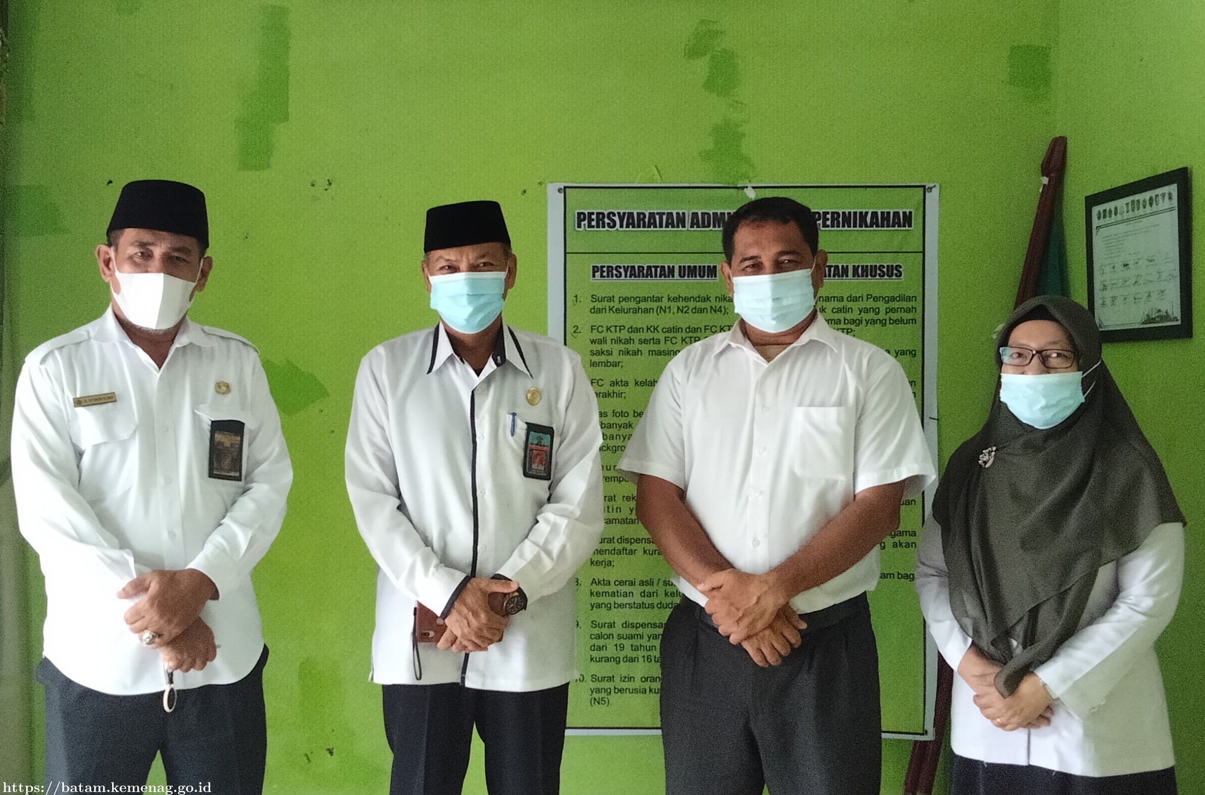 KUA Bengkong Catat 2 Peristiwa Nikah Pada Penghujung Puasa 1442 H