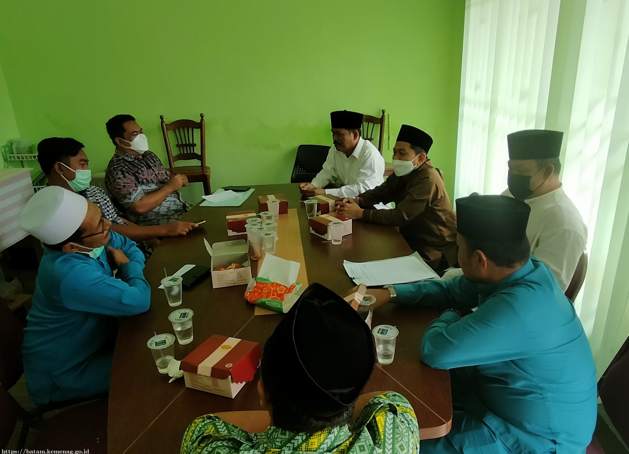 Kunjungi Batam, Bimas Islam Kemenag RI Lakukan Asistensi Teknis Pengelolaan Data Wakaf