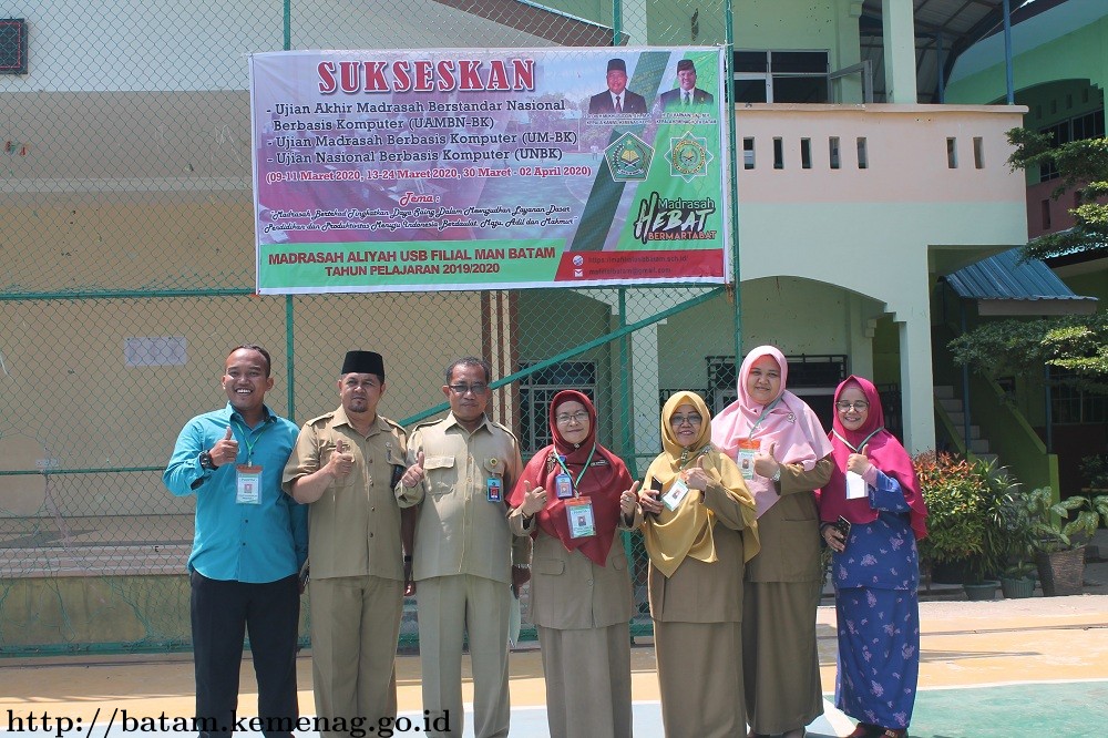 MA USB Filial Man Batam Laksanakan UAMBNBK 3 Sesi