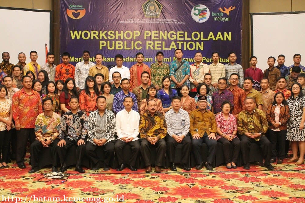 Dirjen Bimas Buddha Buka Workshop Pengelolaan Publik Relation