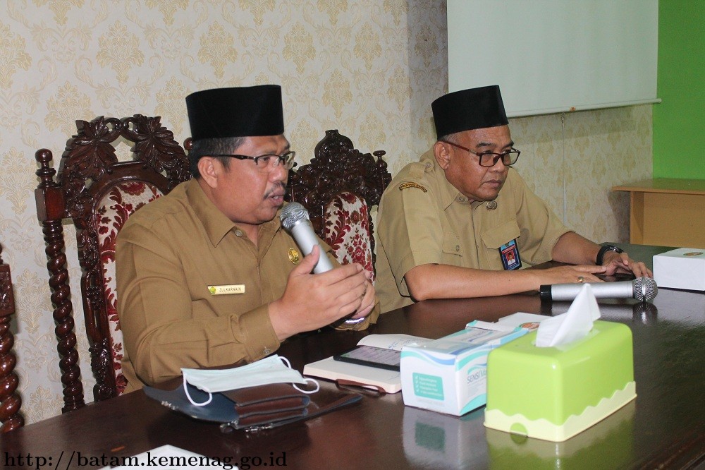 Cegah Penyebaran Covid 19, Kakankemenag Tekankan Belajar Melalui E Learning