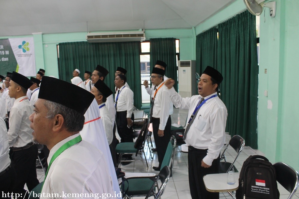 2 Pegawai Kemenag Batam Ikuti Pembekalan Petugas Haji Kloter Tahun 1440 H