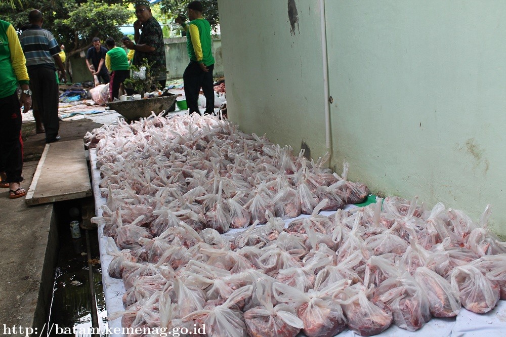 Kemenag Batam Siapkan 650 Kupon Daging