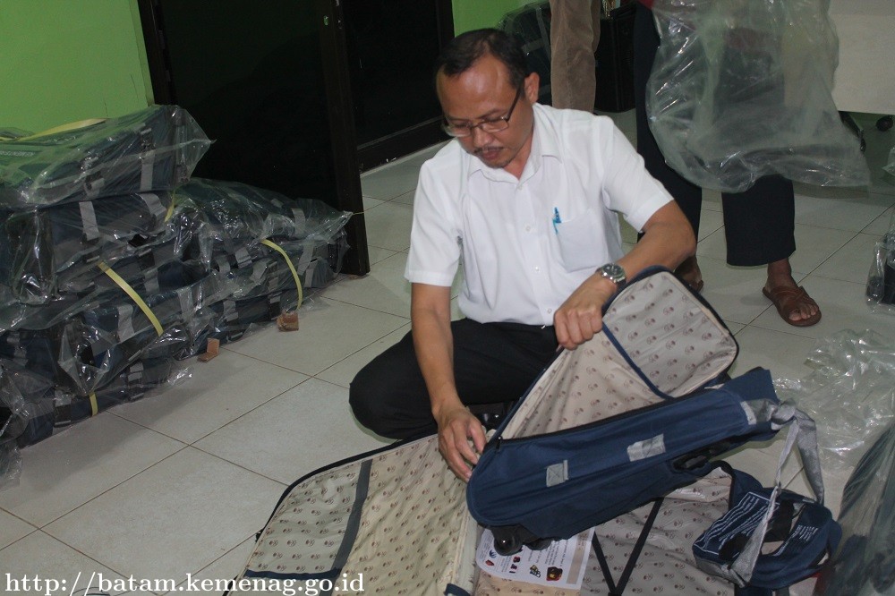 Ratusan Koper Jamaah Haji Batam Siap di Distribusikan