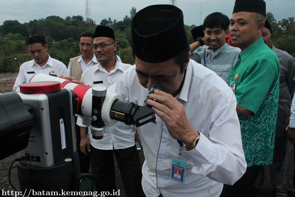 Hilal Tidak Terlihat di Batam