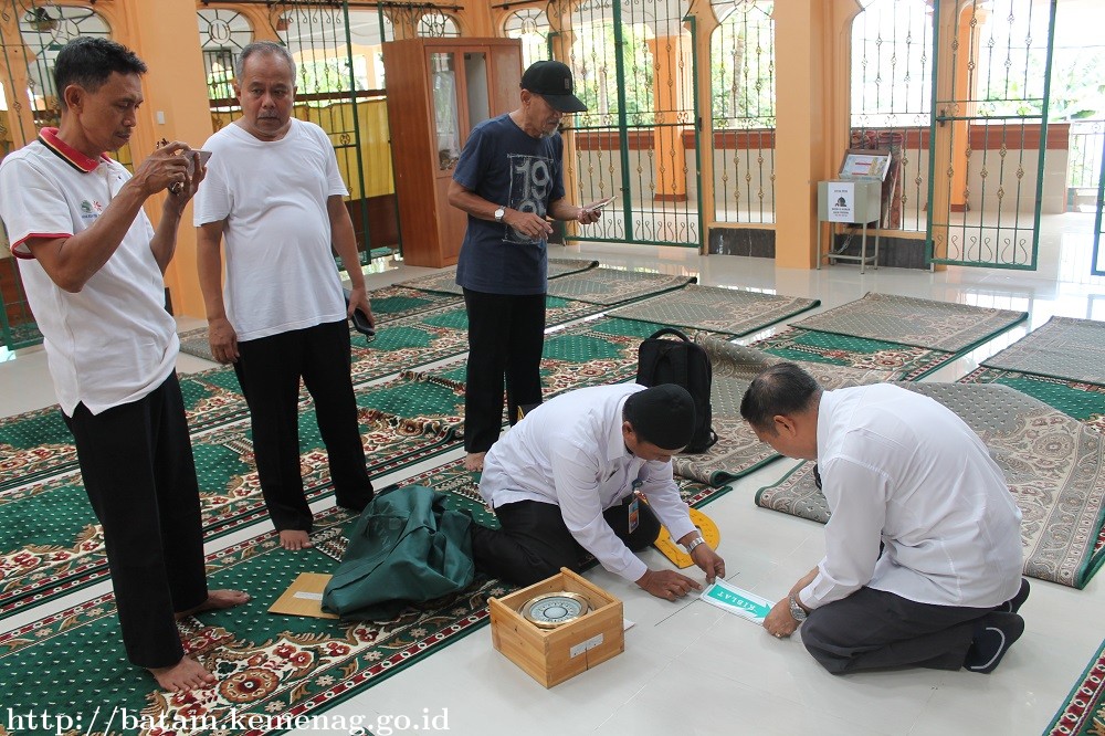 Kemenag Lakukan Pengukuran Arah Kiblat di Dua Lokasi
