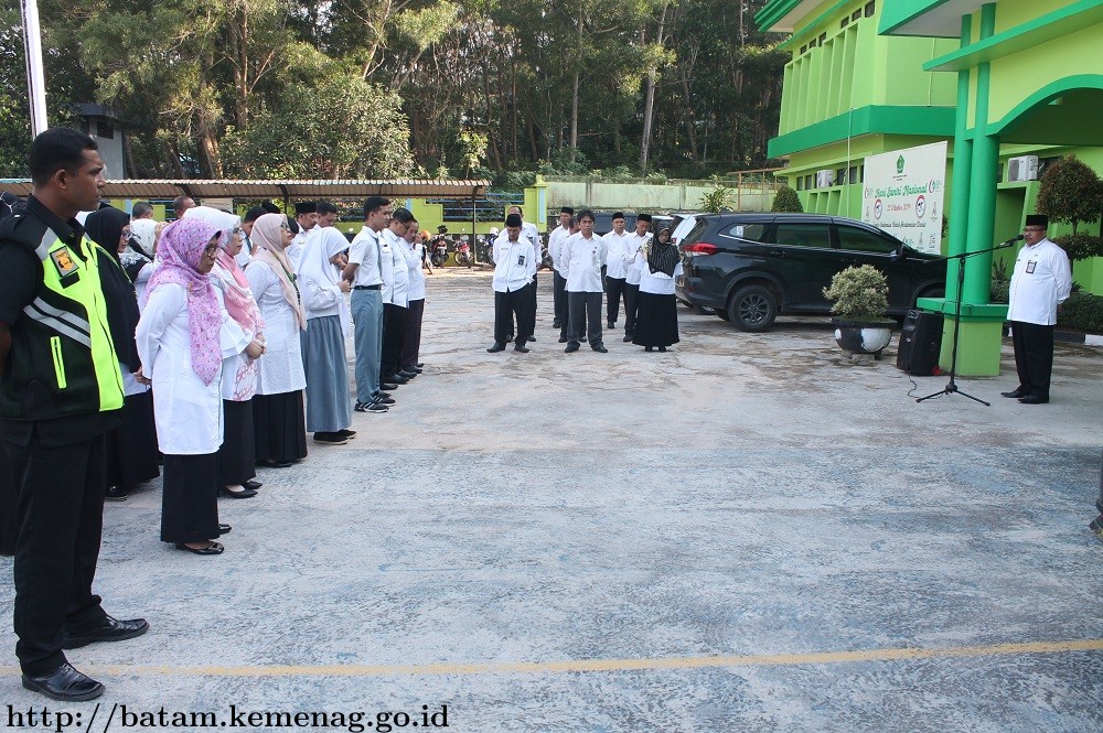 Apel Pagi, Kakankemenag Sampaikan 3 Hal Penting