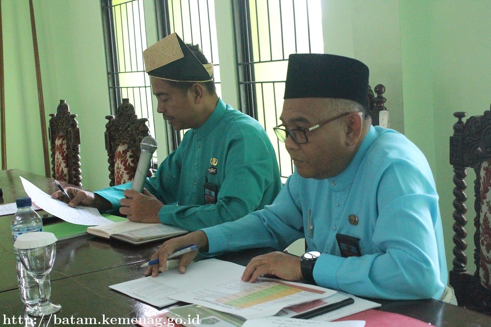 Kemenag Batam Gelar Rapat Bedah DIPA Tahun 2019