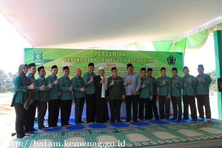 Kemenag Batam Hadiri Pelantikan ISNU dan Peresmian SMK Maarif Kota Batam