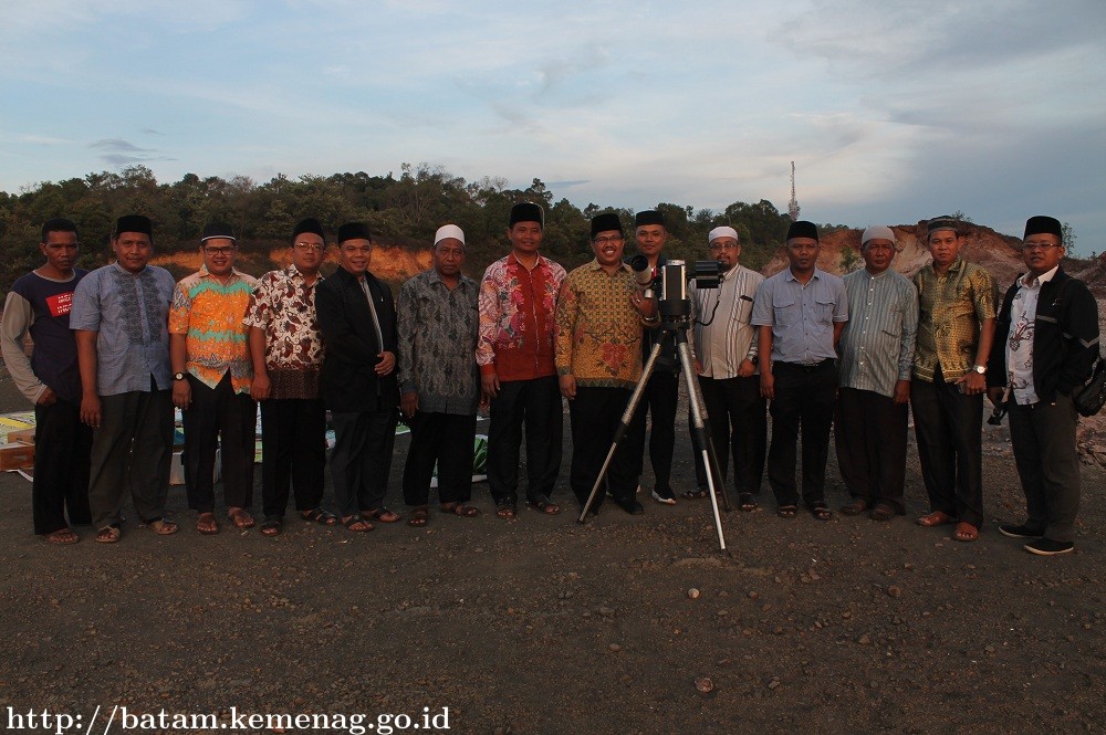 Kemenag Batam Laksanakan Rukyatul Hilal Di Tanjungpinggir