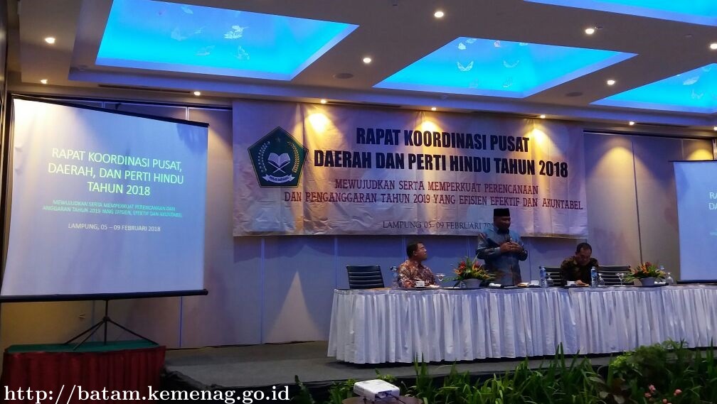 Rakor Bimas Hindu Hadirkan Narasumber dari Dalam dan Luar Kemenag