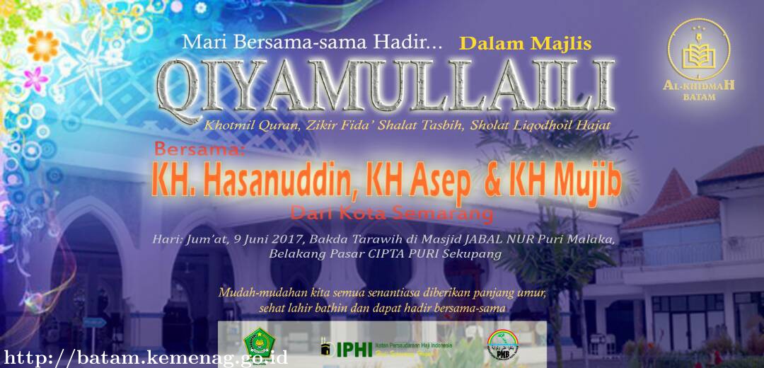 Qiyamul Laili di Kecamatan Sekupang 1438 H