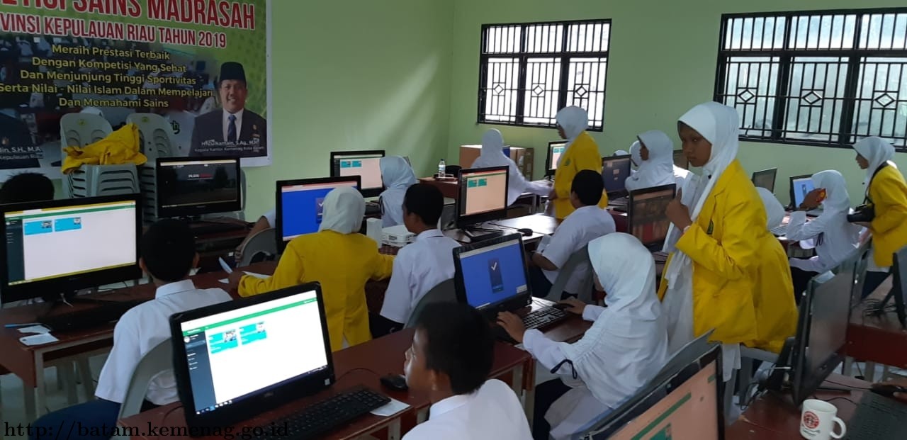 MTsN 1 Batam Terapkan Pemilihan Ketua Osis Berbasis Digital