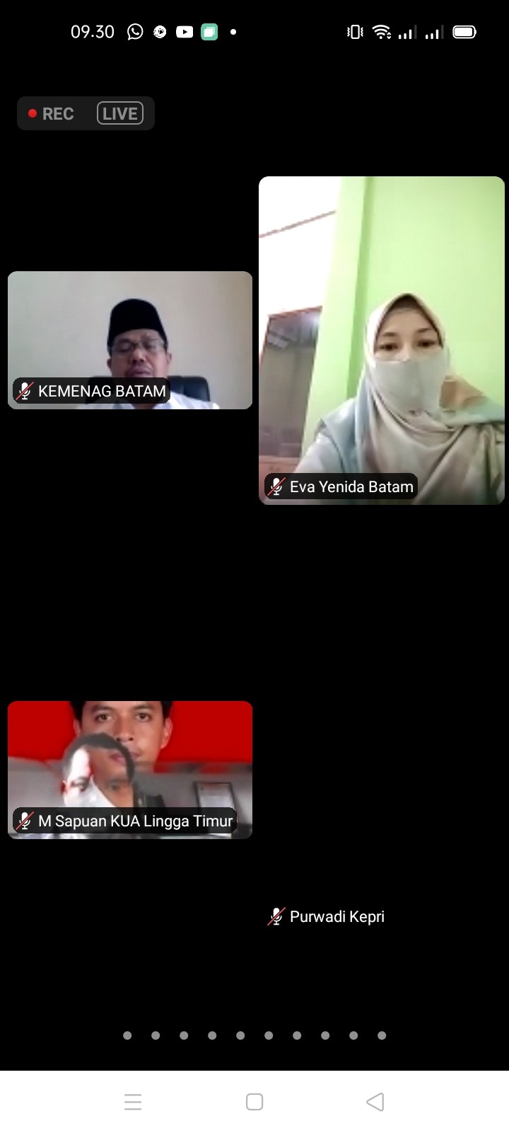 Kemenag Batam Ikuti Program KIIS Edisi 32 Secara Daring