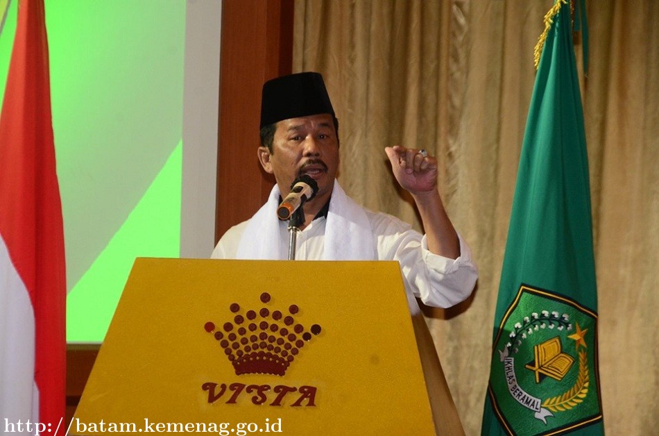 Walikota Batam, H.Muhammad Rudi Buka Rakorpim Kemenag Batam Tahun 2019
