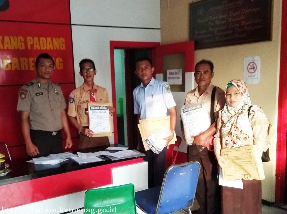 Soal USBN MI Amanatul Ummah Titip di Polsek Belakang Padang