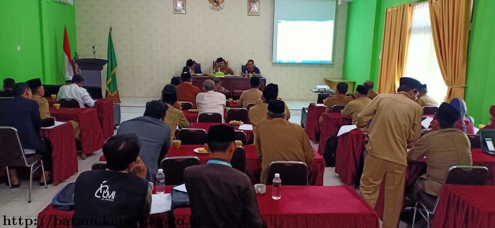 Kemenag Batam dan Ormas Sepakat Serahkan Amaliyah Ramadhan 1441 H/2020 M Pada Hasil Sidang Komis Fatwa MUI
