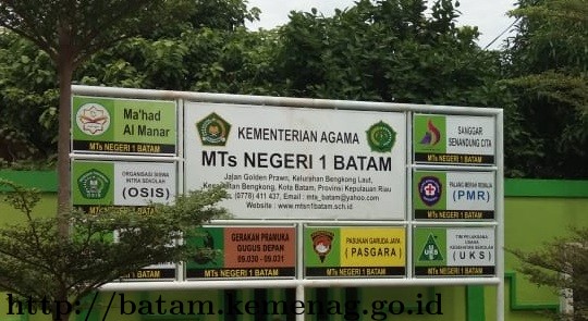 MTs Negeri 1 Batam Berkomitmen Tetap Memberikan Pelayanan Terbaik Masa Pandemi Covid-19