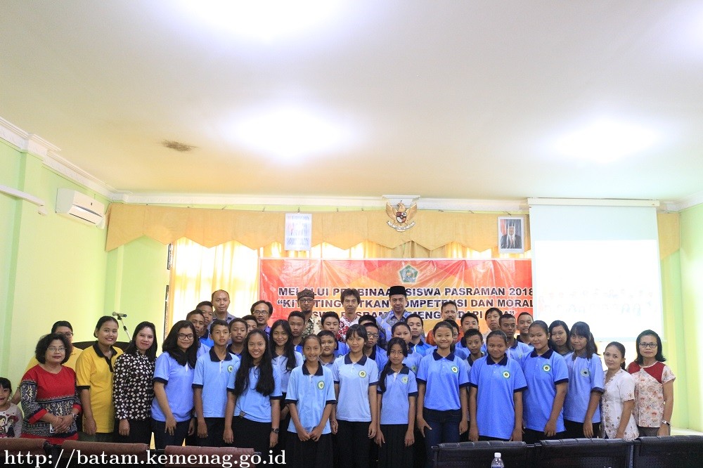 Pembinaan Siswa Pasraman Tahun 2018 di Kota Batam