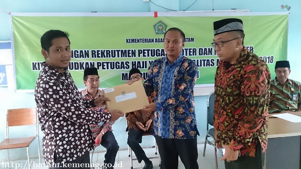 Kemenag Batam Selenggarakan Test Tertulis Rekrutmen Petugas Haji