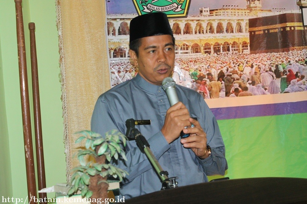 Kakankemenag Batam Buka Bimbingan Manasik Haji KKG PAI SD Se Kota Batam