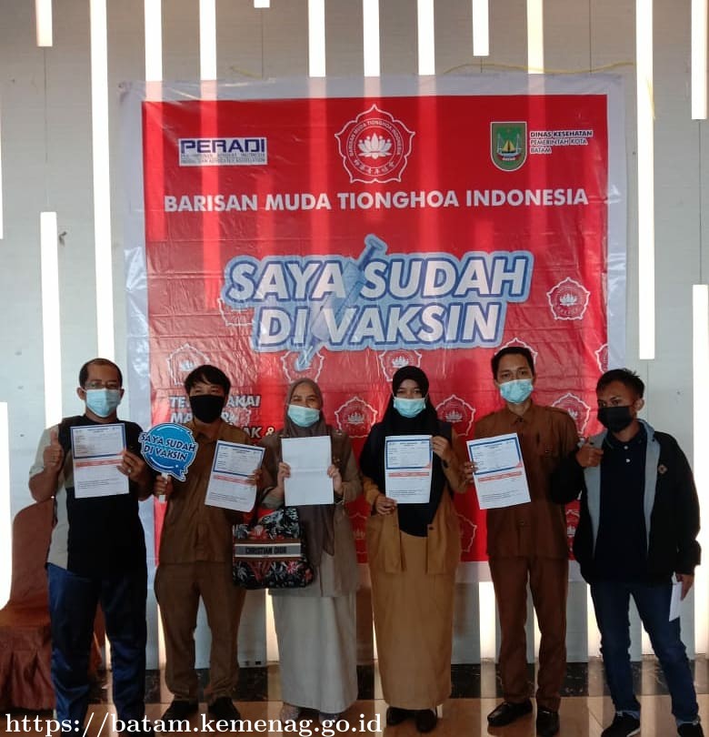 MAN Batam Sukseskan Agenda Vaksinasi dari Pemerintah Kota Batam