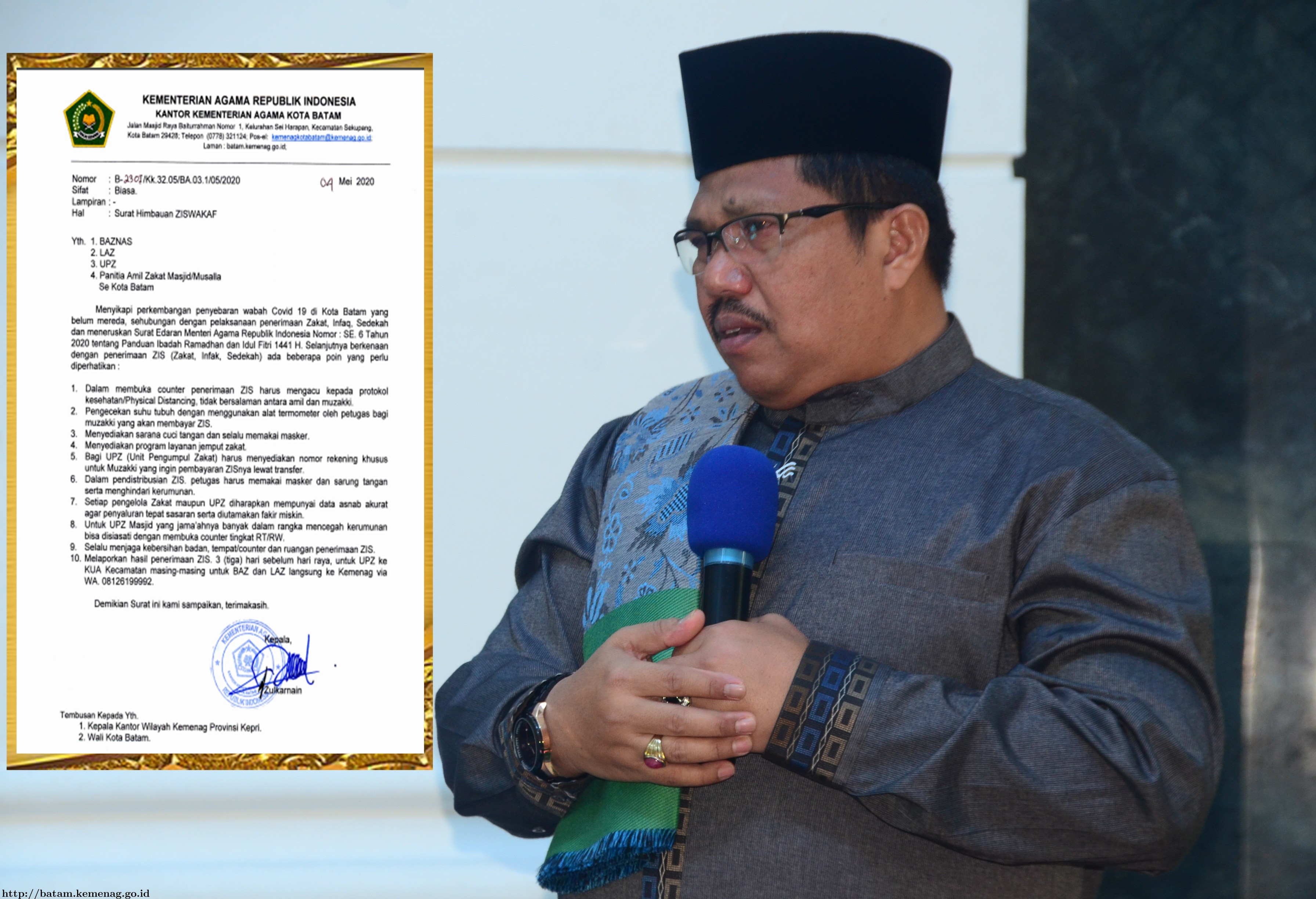 Zulkarnain Umar: 10 Point Penting Dalam Penerimaan ZIS