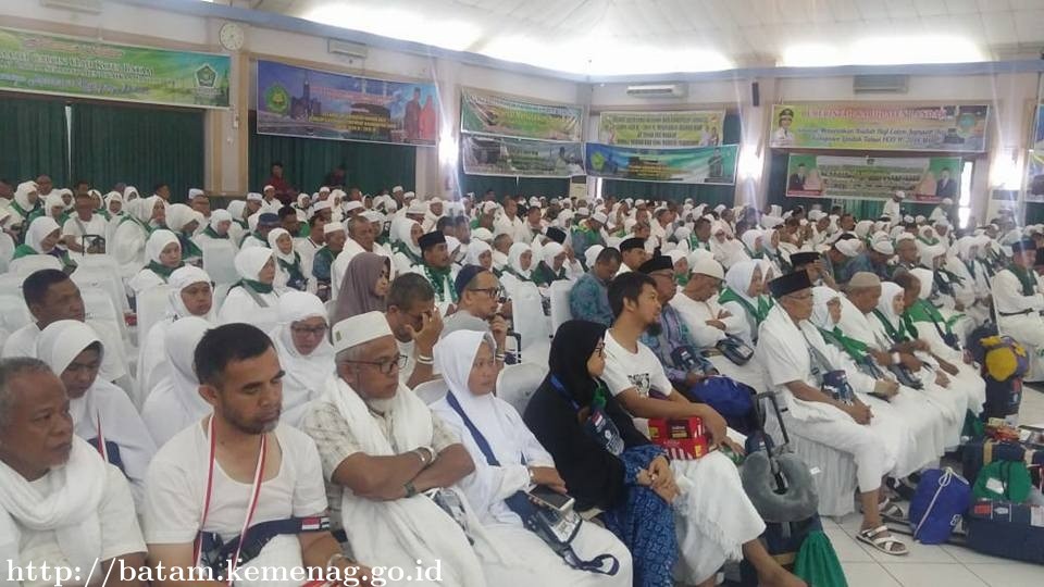 Kloter 27 BTH Di Penuhi Jamaah Batam