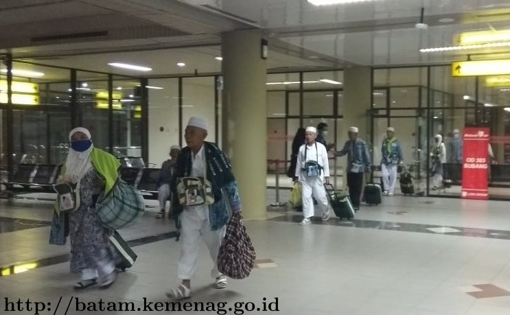 Kloter 26 Debarkasi Batam Akan Tiba Ba da Isya Nanti