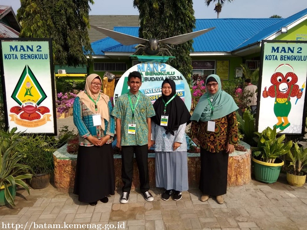 Kepri Kirim Peserta Ikuti Kompetisi Sains Madrasah Nasional di Bengkulu