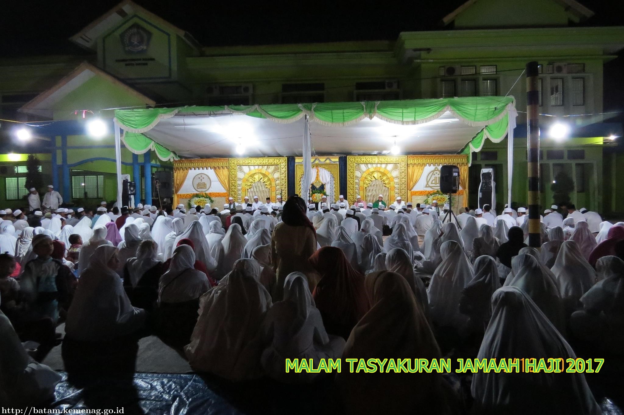 Malam Tasyakuran Bersama Jamaah Haji Batam 2017