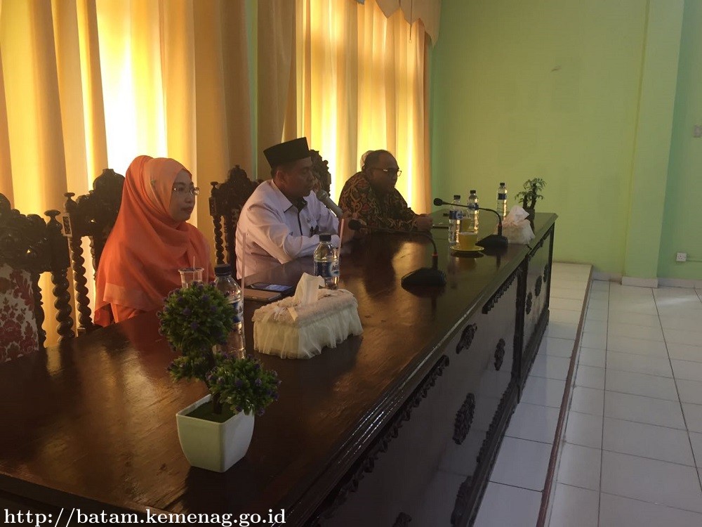Kakankemenag Baru Lakukan Perkenalan dan Silaturrahim Dengan Seluruh Pegawai